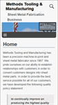 Mobile Screenshot of methodstooling.com
